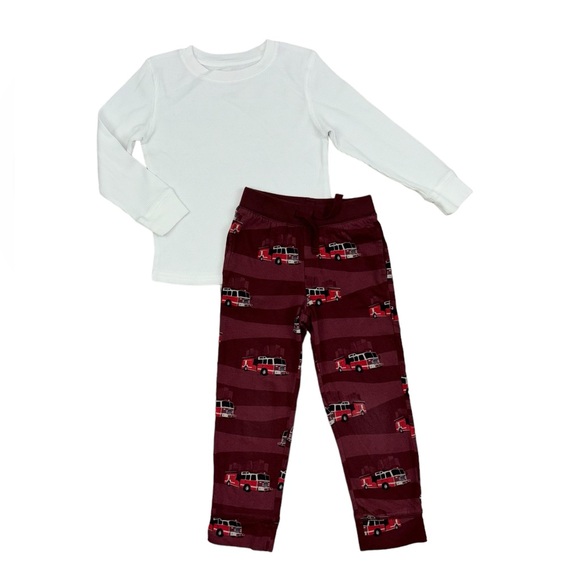 Like New GAP Firetruck Pull On Joggers Size 5 Maroon Red - Picture 12 of 12
